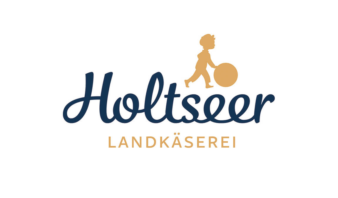 Finales Logo-Design für die Holtseer Landkäserei